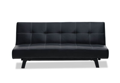 IRIS - Leather-Look Click Clack Sofa Bed