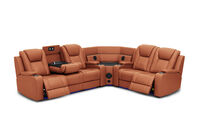 SENTINAL MK2 LEATHER - 5 Piece Corner with LHF 3 Seater SENTINAL MK2 LEATHER