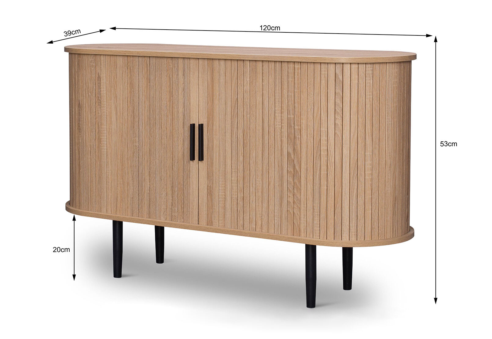 TANNER - 2 Door Natural Buffet TANNER