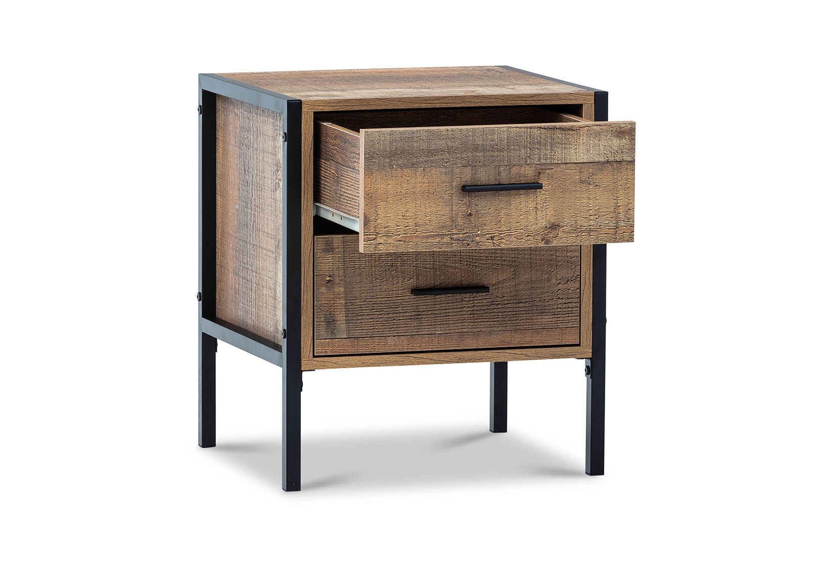 ALAN - 2 Drawer Bedside ALAN