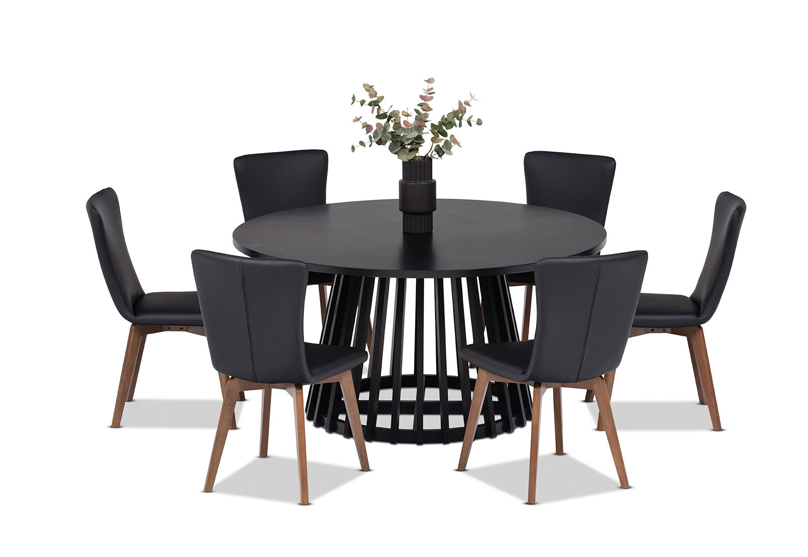 TORENTO - 7 Piece Dining Suite with Allcott Dining Chairs TORENTO