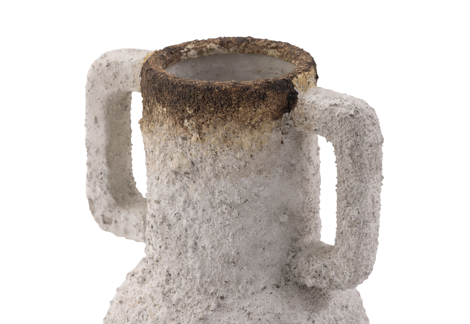 FINES - Distressed Ceramic Decorative Vessel 25cm FINES
