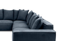 TILLEY FABRIC - Corner Lounge with Ottoman ( Fabric) TILLEY FABRIC