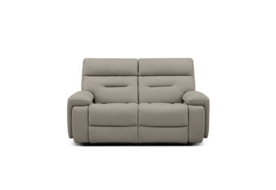 HOLLYWOOD LEATHER - 2 Seater Sofa with Electric Recliners
