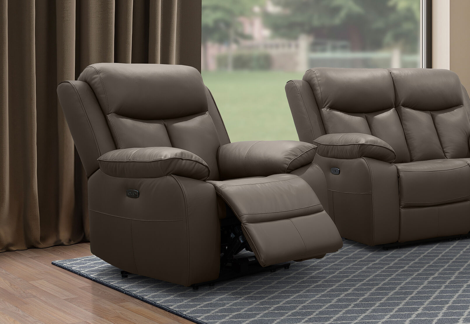 DACIA LEATHER - Electric Recliner DACIA LEATHER