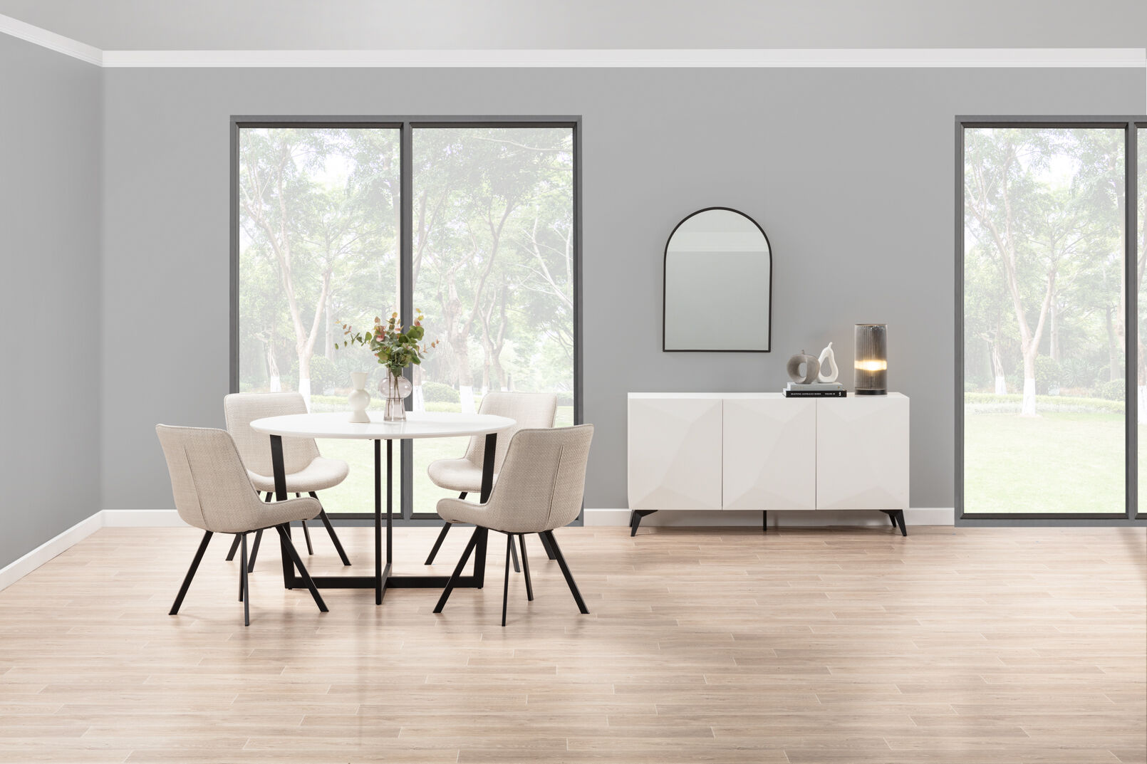 PREEDA - 5 Piece Suite with Vesta Dining Chairs. PREEDA