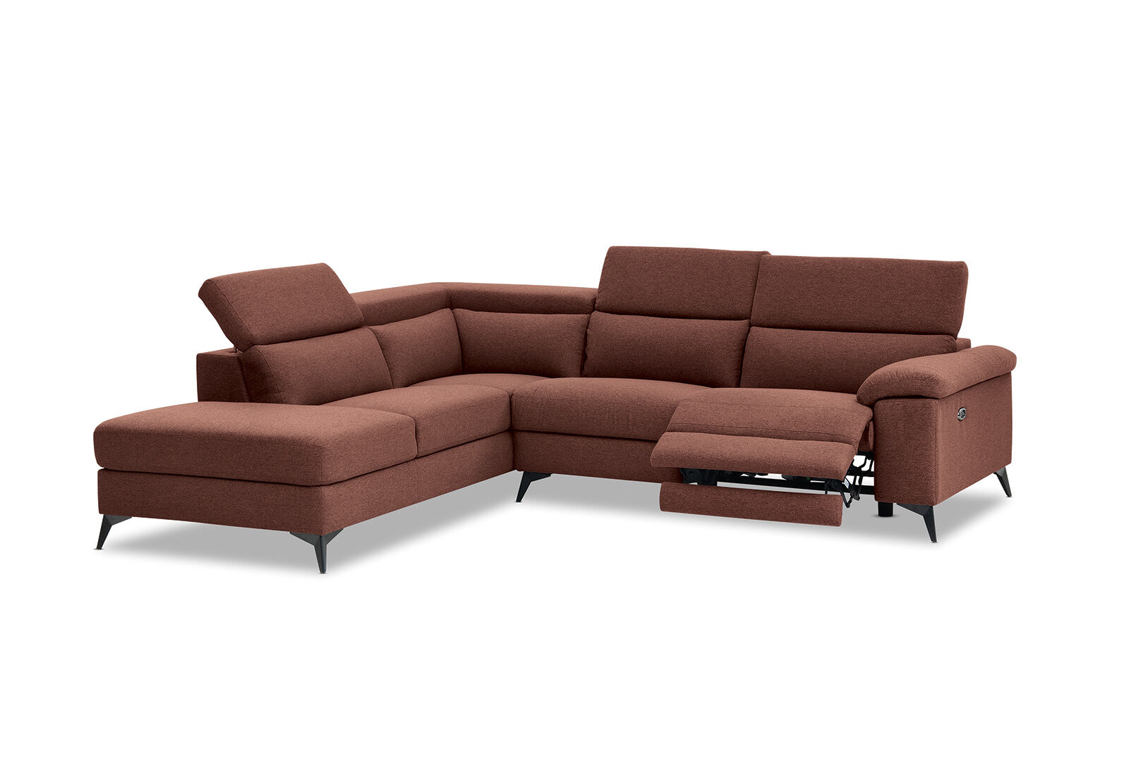Forteo Corner Chaise In Rust Shop Online At Amart