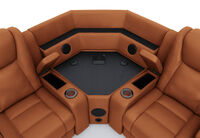 SENTINAL MK2 LEATHER - 5 Piece Corner with LHF 3 Seater SENTINAL MK2 LEATHER