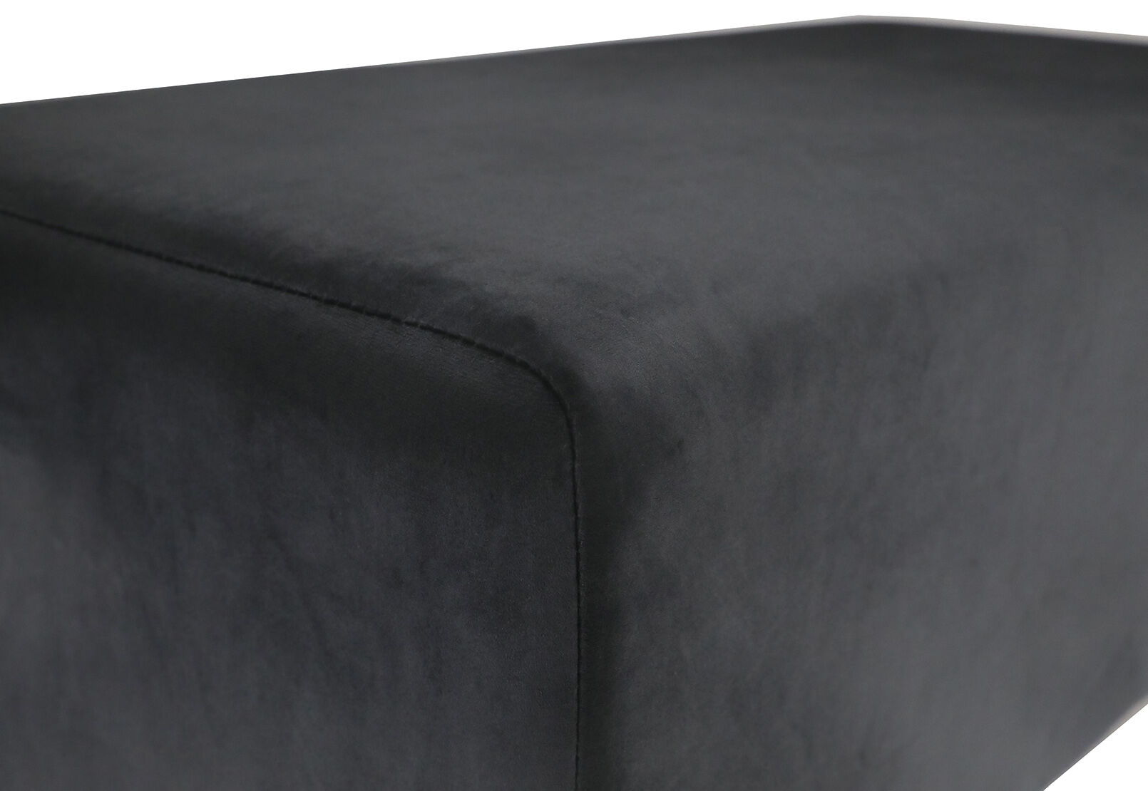 Enfield Black Upholstered Bench Amart Furniture