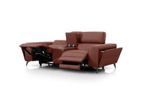 SINATRA LEATHER - Media 2 Seater with Inbuilt Electric Recliners SINATRA LEATHER
