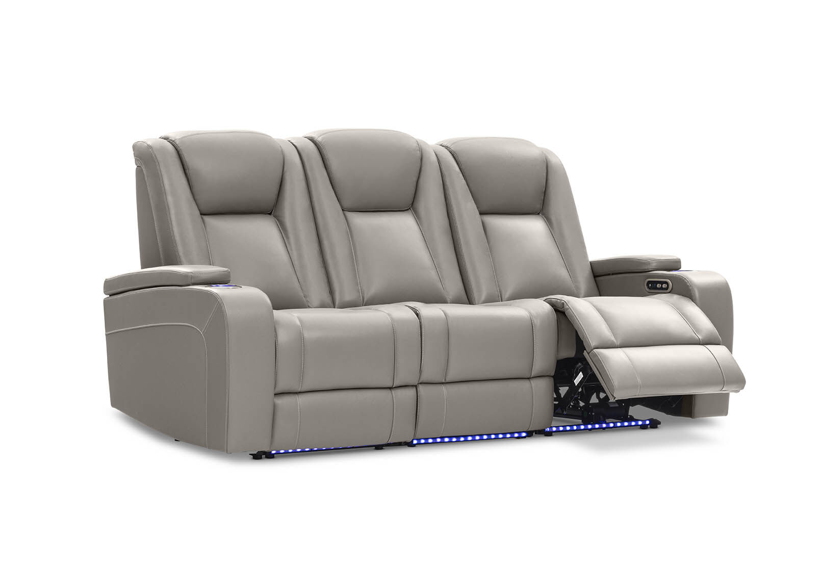 SENTINAL MK2 LEATHER - 3 Seater with 2 Electric Recliners SENTINAL MK2 LEATHER