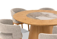 TAKESHI - 7 Piece Dining Suite with Godric Dining Chairs TAKESHI