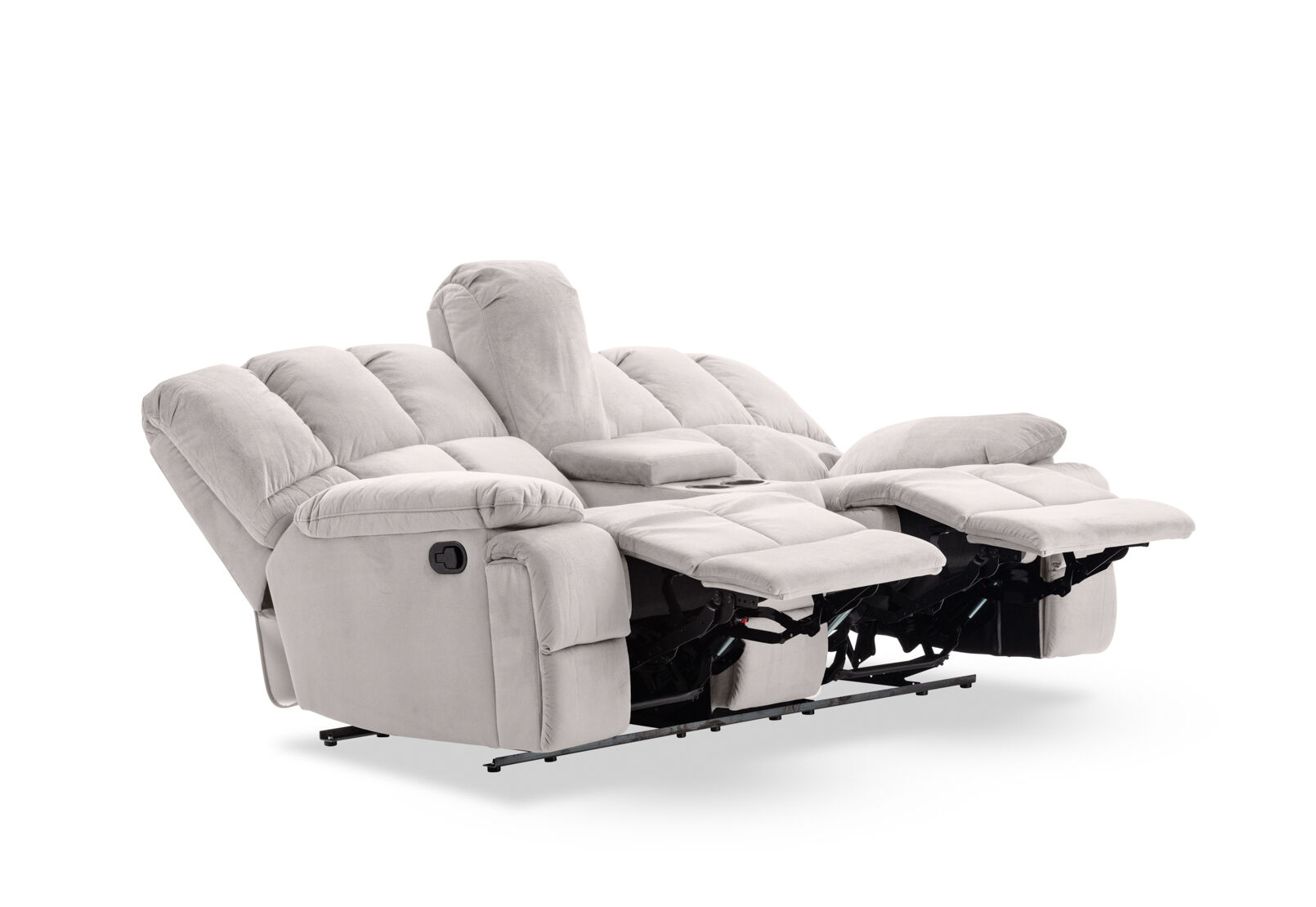 LEBRON FABRIC - 2 Seater with Recliners and Console LEBRON FABRIC
