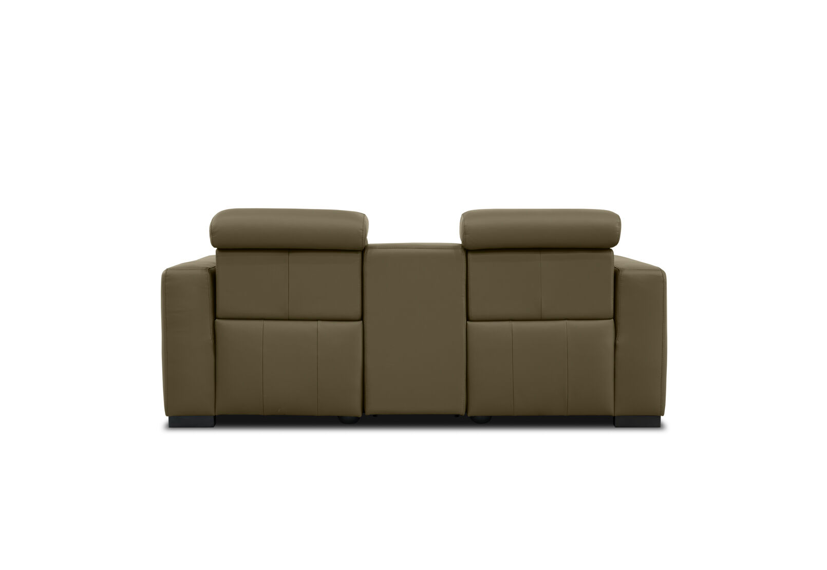 DAMIAN LEATHER - 2 Seater Sofa with 2 inbuilt Electric Recliners DAMIAN LEATHER