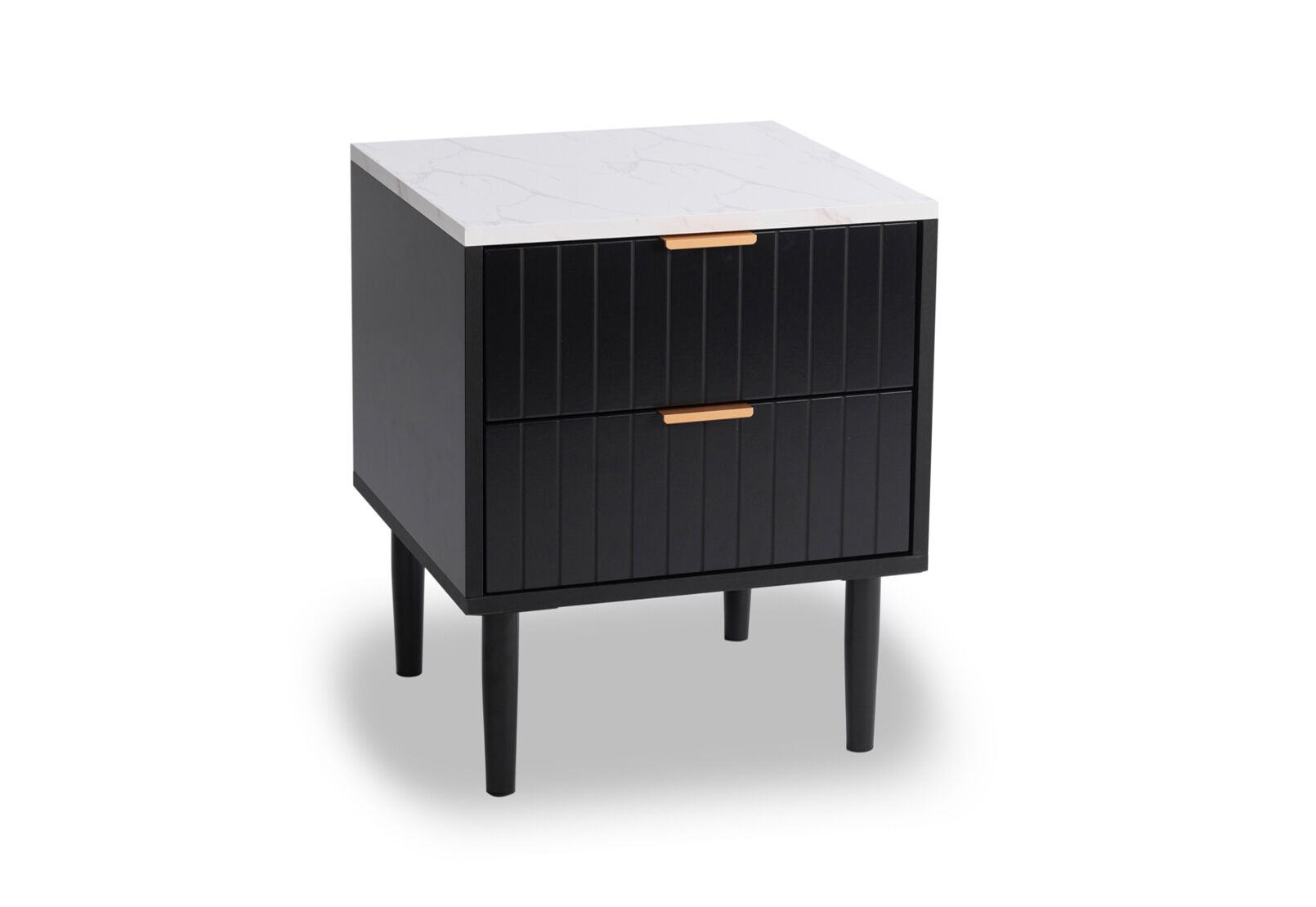 SHAW - 2 Drawer Bedside SHAW
