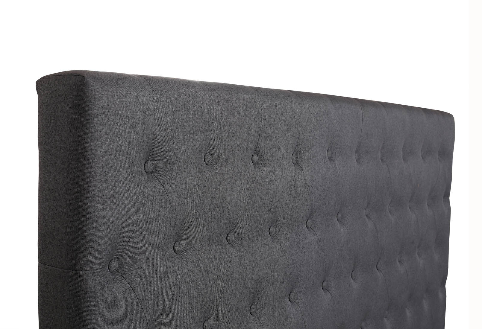 FABIAN - Grey Queen Bed FABIAN