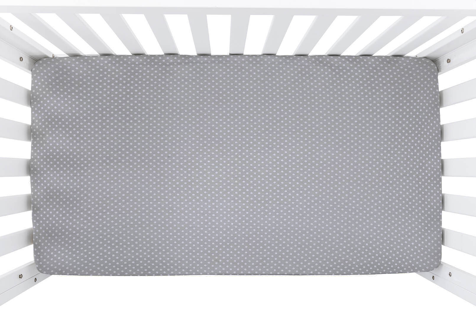 PERAGO BABY - Jersey Polka Dot Cot Fitted Sheet PERAGO BABY