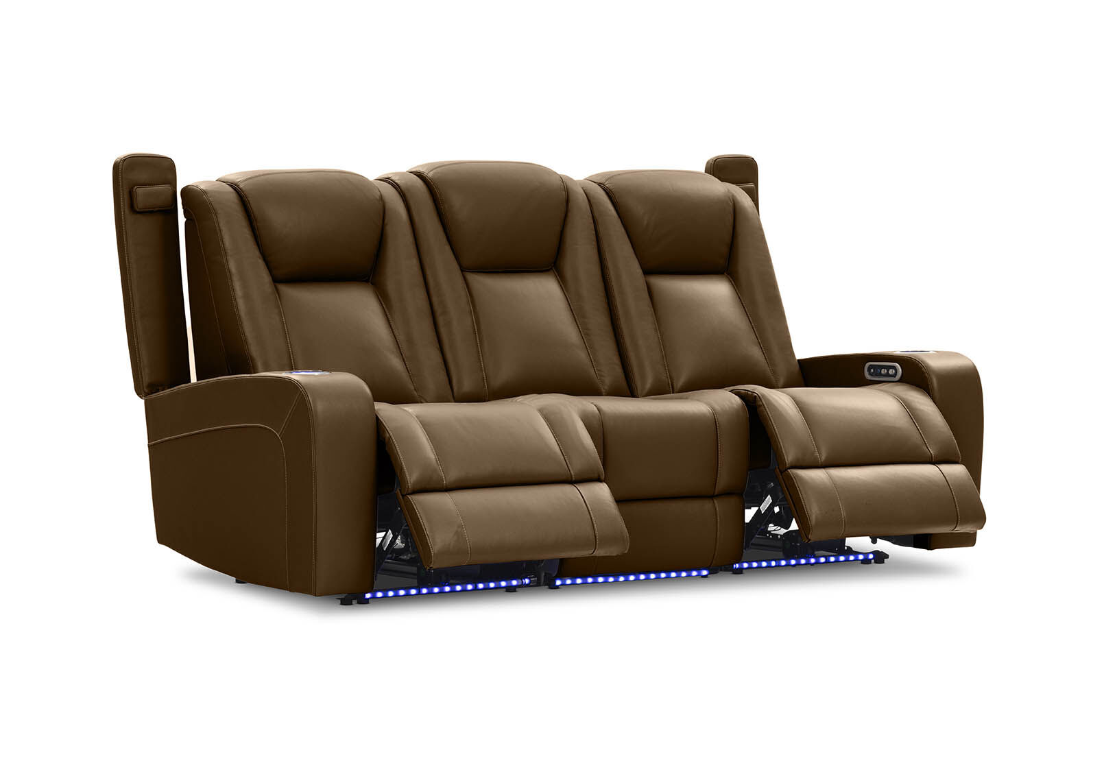 SENTINAL MK2 LEATHER - 3 Seater with 2 Electric Recliners SENTINAL MK2 LEATHER