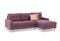 KELLER - Fabric 3 Seat RHF Chaise KELLER