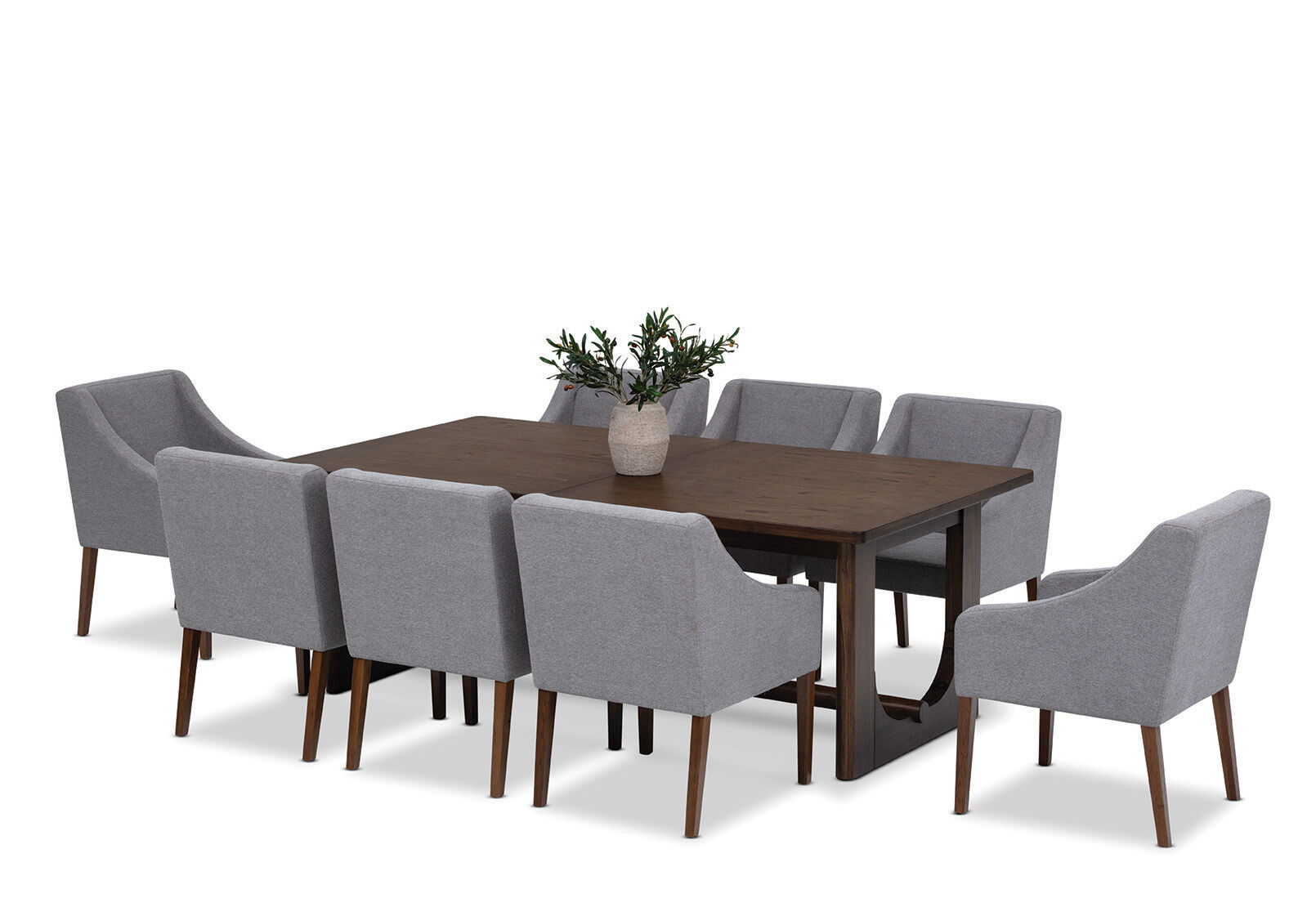 NICCOLO - 9 Piece Extension Dining Suite with Volante Dining Chairs NICCOLO