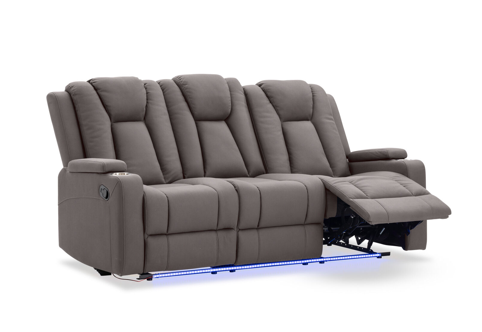 TRAVIS FABRIC - 3 Seater with Recliners TRAVIS FABRIC