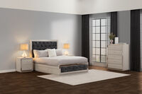 ISMENE - 4 Piece Queen Bed Tall Chest Suite ISMENE