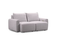 MIKAELA - 2 Seater with Sliding Electric Chaise MIKAELA