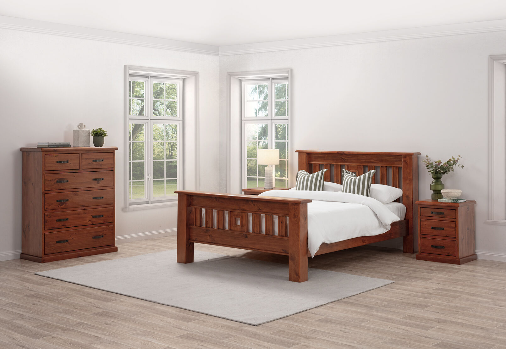 CALLAGHAN - 3 Drawer Bedside CALLAGHAN