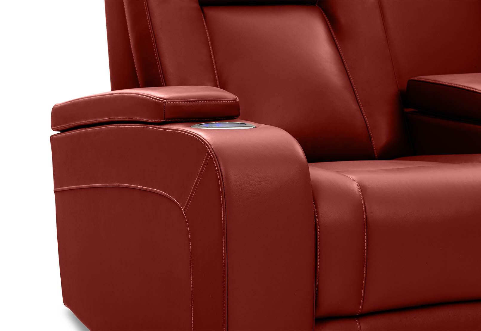 SENTINAL MK2 LEATHER - 2 Seater with 2 Electric Recliners and Console SENTINAL MK2 LEATHER