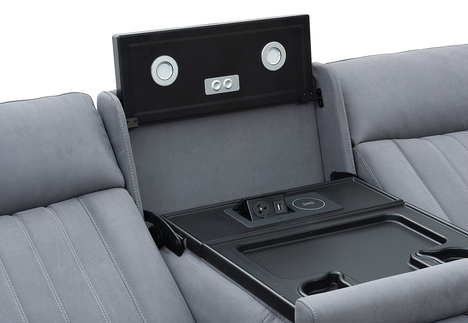 HERCULES - Fabric 3 Seater with Inbuilt Electric Recliners HERCULES
