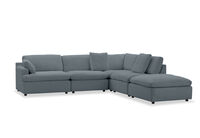 SUNNI FABRIC - 5 Piece Lounge Setting SUNNI FABRIC