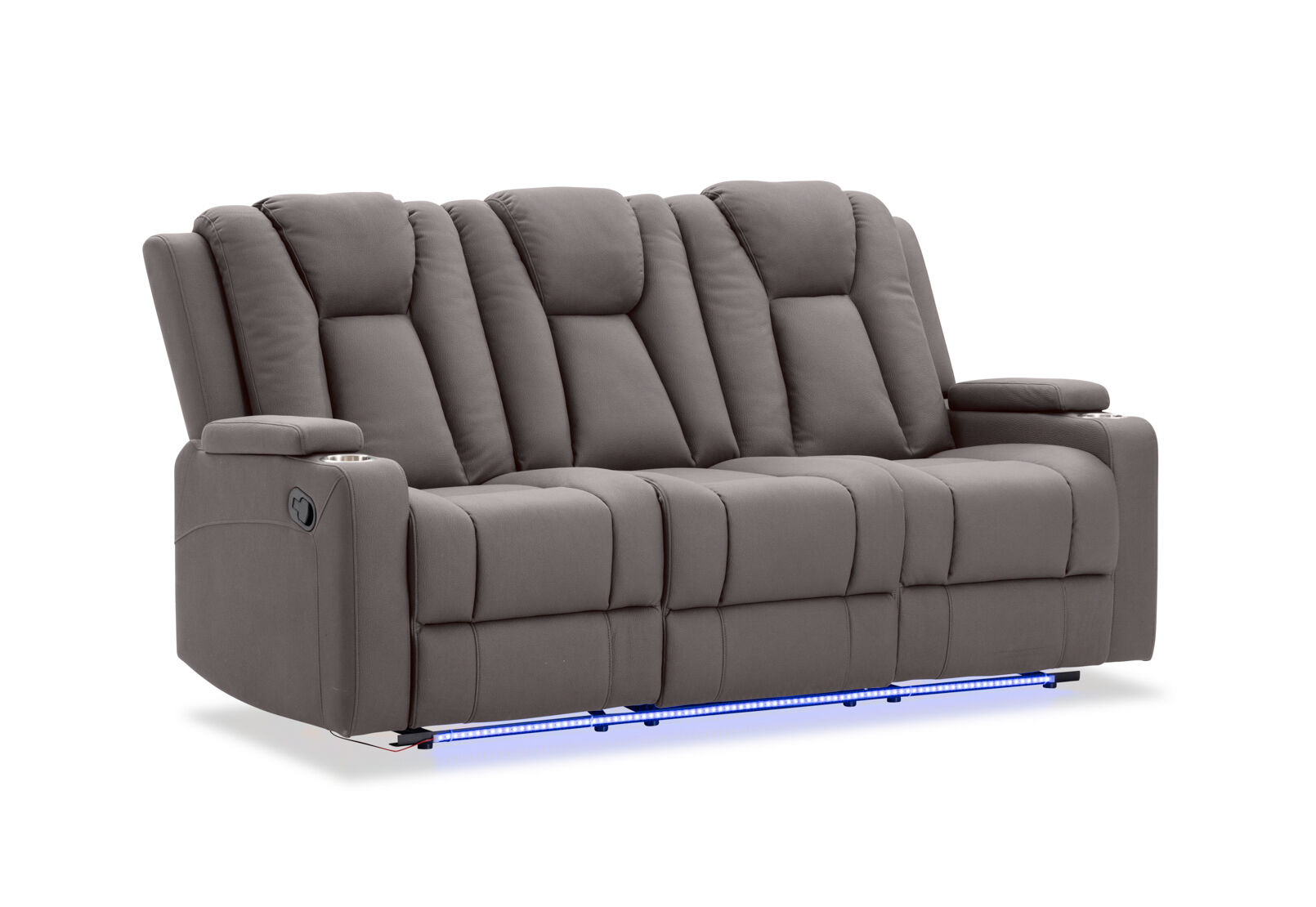TRAVIS FABRIC - 3 Seater with Recliners TRAVIS FABRIC