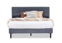FRAZIER - Dark Grey King Bed FRAZIER