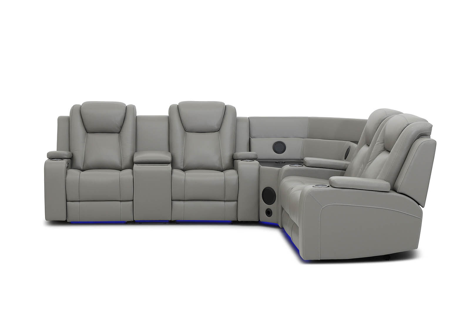 SENTINAL MK2 LEATHER - 4 Piece Corner with LHF Console SENTINAL MK2 LEATHER