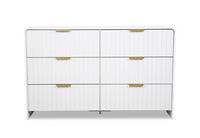 CARRARA - 6 Drawer Dresser CARRARA