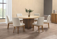THORIN - 7 Piece Suite with Cora Dining Chairs THORIN