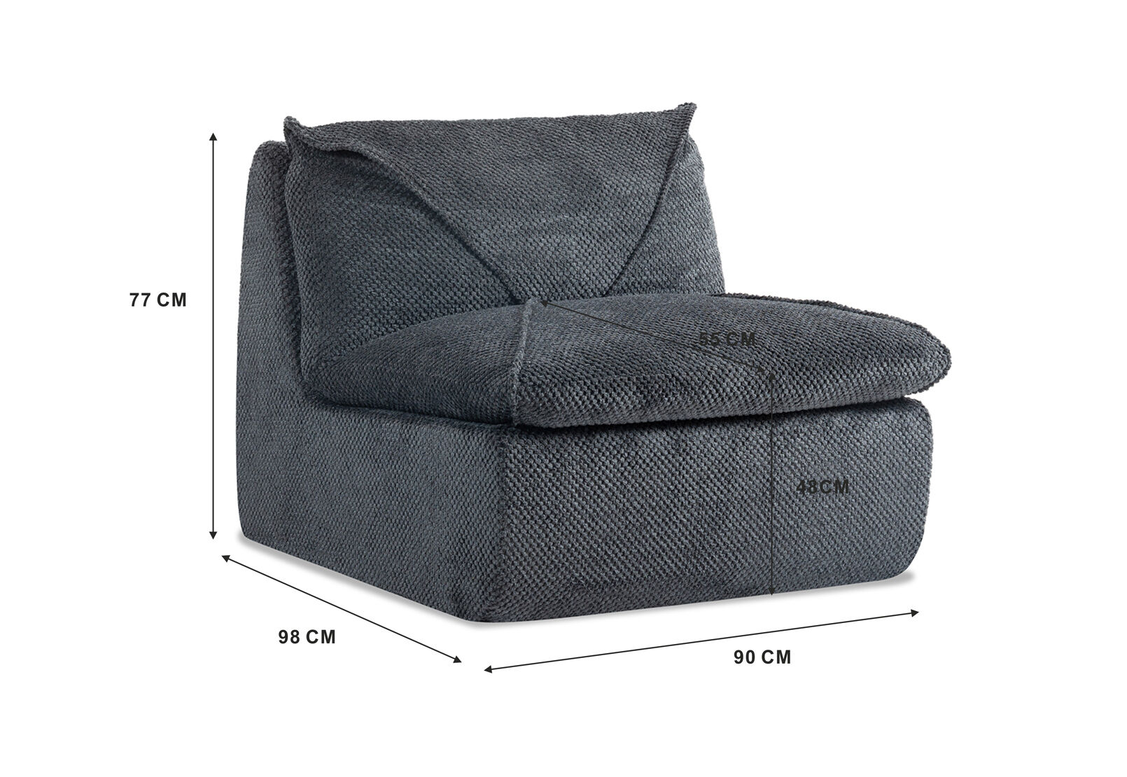 BRADLEY - Accent Chair and Ottoman BRADLEY
