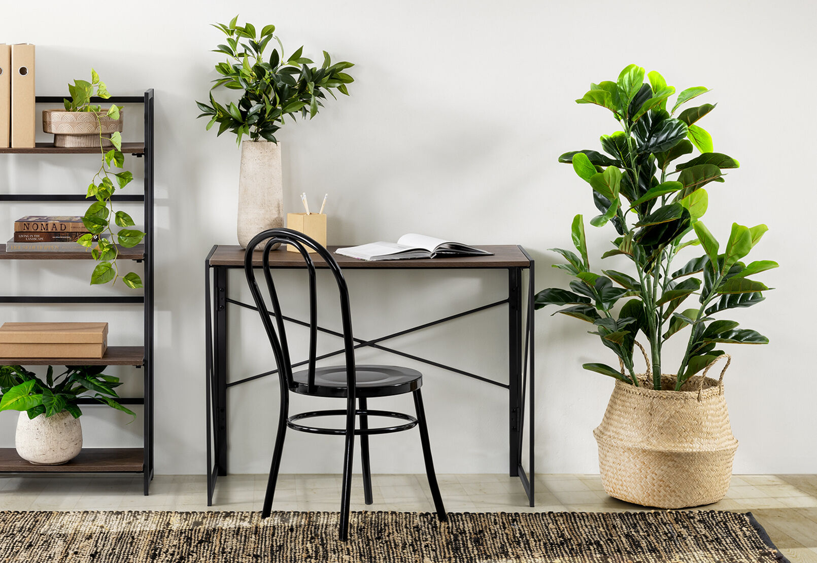 BLACK HACKNEY Desk Amart Furniture