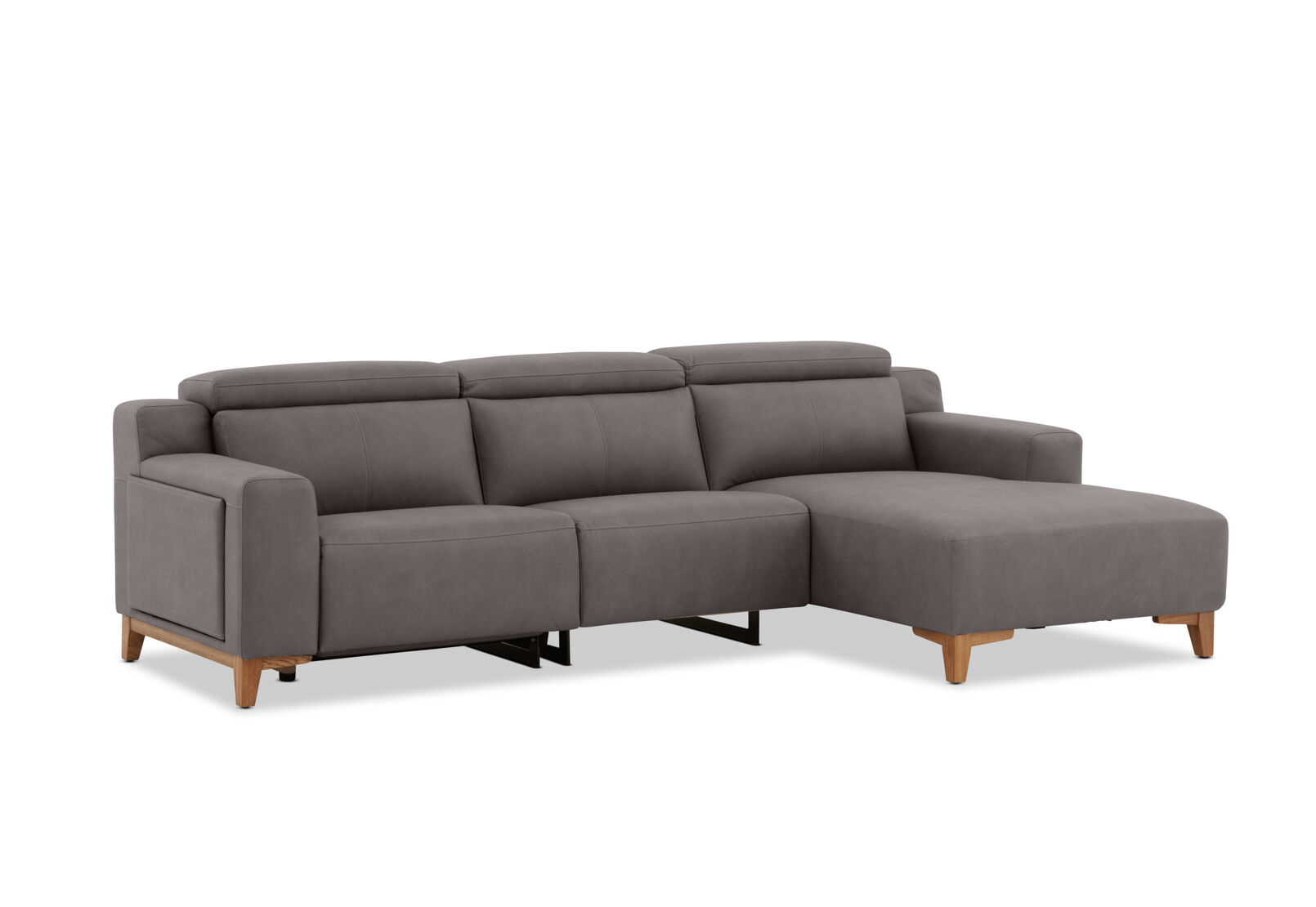 GAGE FABRIC - 3 Seater Sofa with Electric Recliner and RHF Chaise GAGE FABRIC