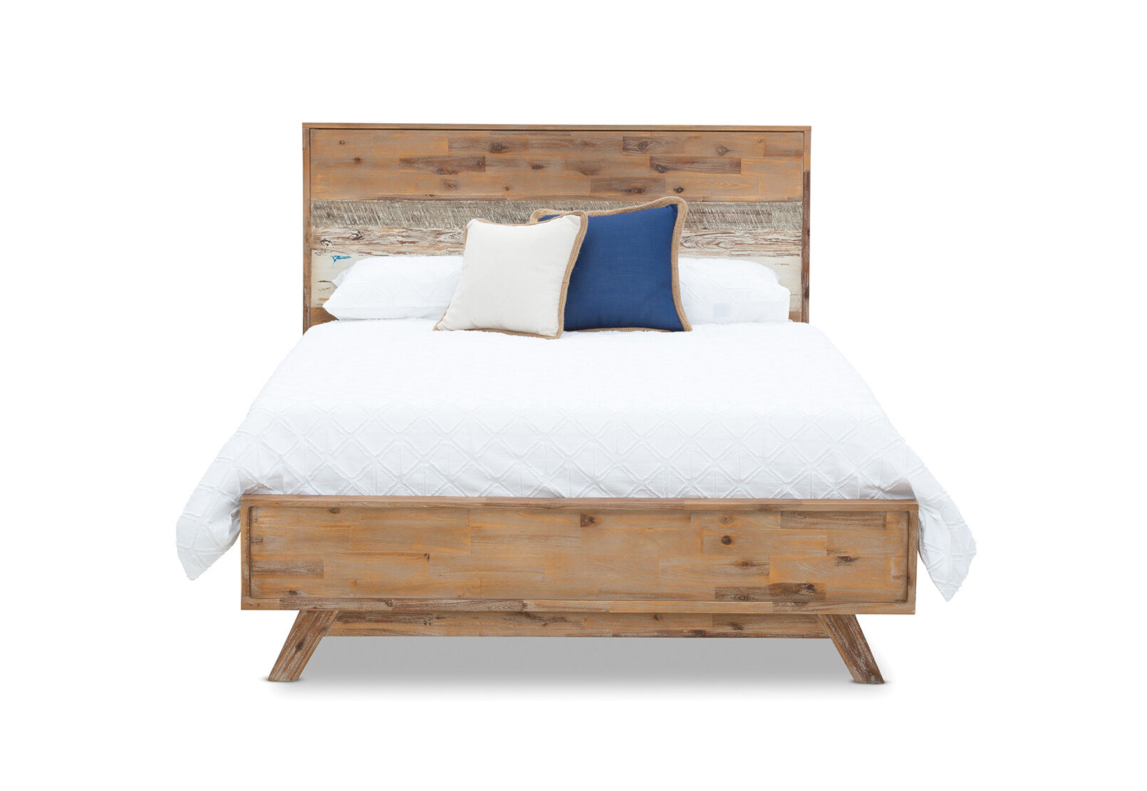 PEWTER BOATWOOD Queen Bed Amart Furniture