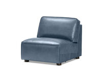 BARTELLE LEATHER - Modular Armless Chair BARTELLE LEATHER