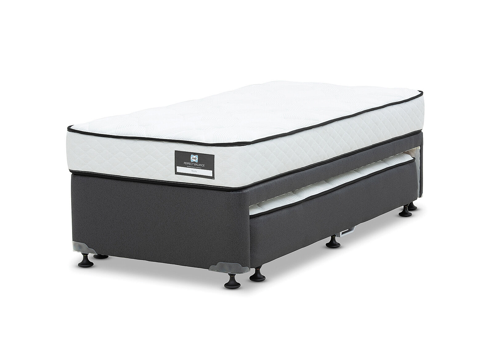 WHITE SINGLES BOUNTY FIRM King Single Trundle Package Amart Furniture