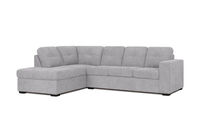 DIAMOND FABRIC - Corner LHF Chaise with Sofa Bed DIAMOND FABRIC