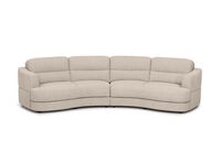 ELISEO FABRIC - 4 Seater Curved Sofa ELISEO FABRIC