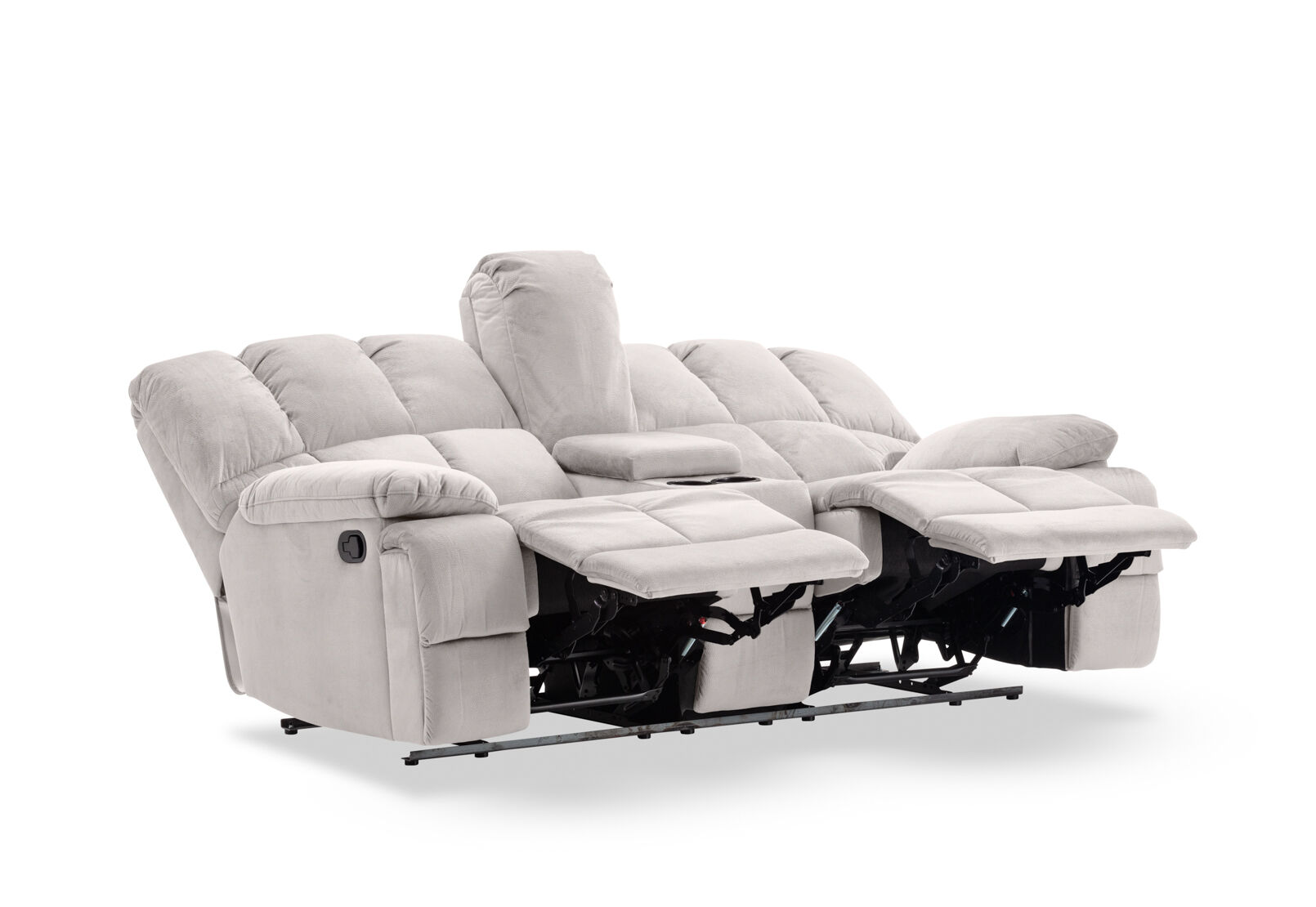 LEBRON FABRIC - 2 Seater with Recliners and Console LEBRON FABRIC
