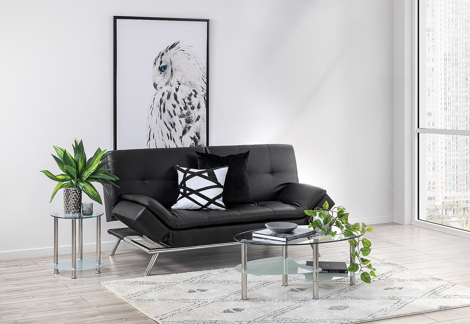 BLACK AXEL Sofa Bed Amart Furniture