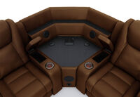 SENTINAL MK2 LEATHER - 5 Piece Corner with LHF Console SENTINAL MK2 LEATHER