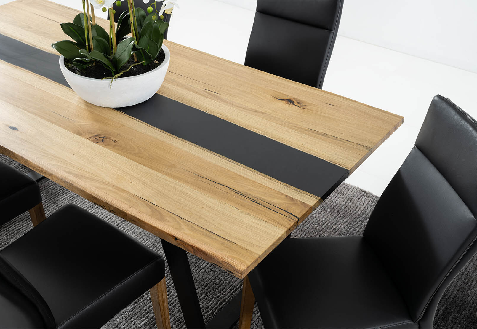 Dorian 7 Piece Dining Suite With Asheville Chairs Amart