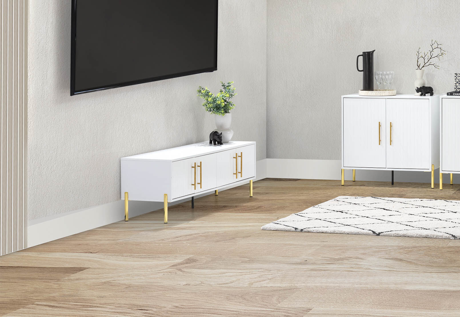 Amart white tv unit online