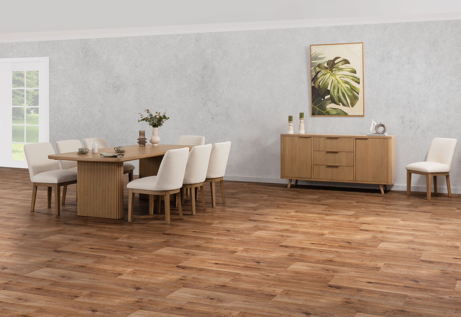 MIRAN - 9 Piece 2100 Dining Suite with Cora Chairs MIRAN